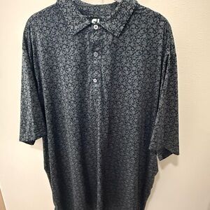 Men's Black Patterned Shirt